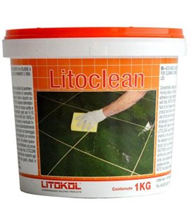 Кислотный чистящий порошок для очистки напольных и настенных керамических покрытий Litokol LITOCLEAN (5 кг)