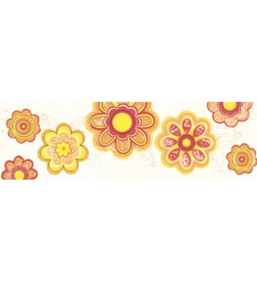 Плитка Cersanit Fiesta бьянко фриз 6х20