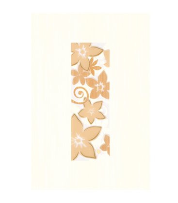 Плитка Cersanit Fiesta Цветок бьянко декор 20х30