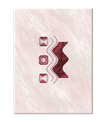 Плитка Cersanit Samba розовый декор 25х35