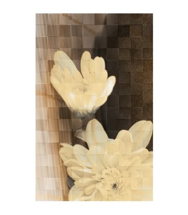 Плитка Golden Tile Bali бежевый декор 411421