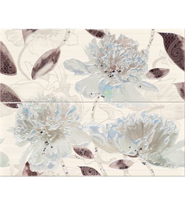 Плитка Opoczno Nordic Flower бьянко флауэр декор