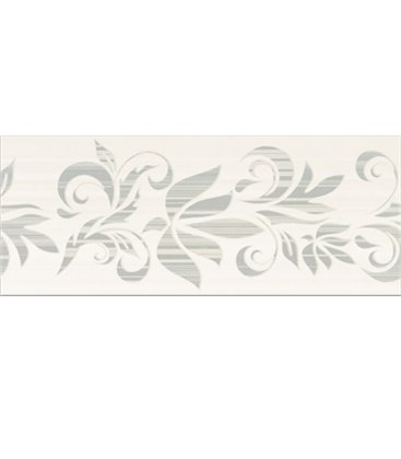 Плитка Opoczno Organza флауэр серый декор