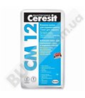 Клей для плитки и керамогранита Cerasit CM 12 (25кг)