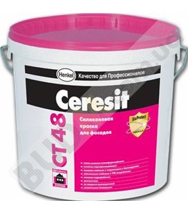 Краска базовая силиконовая Ceresit CT 48 (10л)