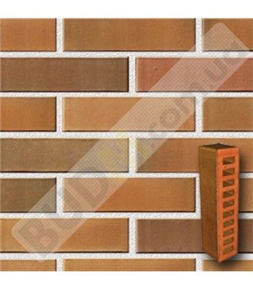 Клинкерный кирпич "КлинКерам Магма" топаз (250х65х65)