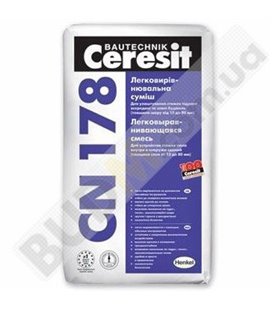 Легковыравнивающаяся смесь Ceresit CN-178 (25кг)