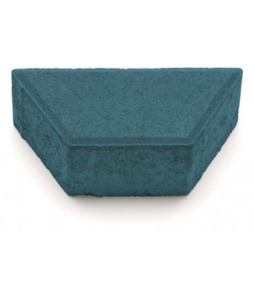 Тротуарная плитка «Трапеция» 25х11х8. Цвет: арктика.